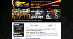 Desktop Screenshot of firstcalltruckparts.com